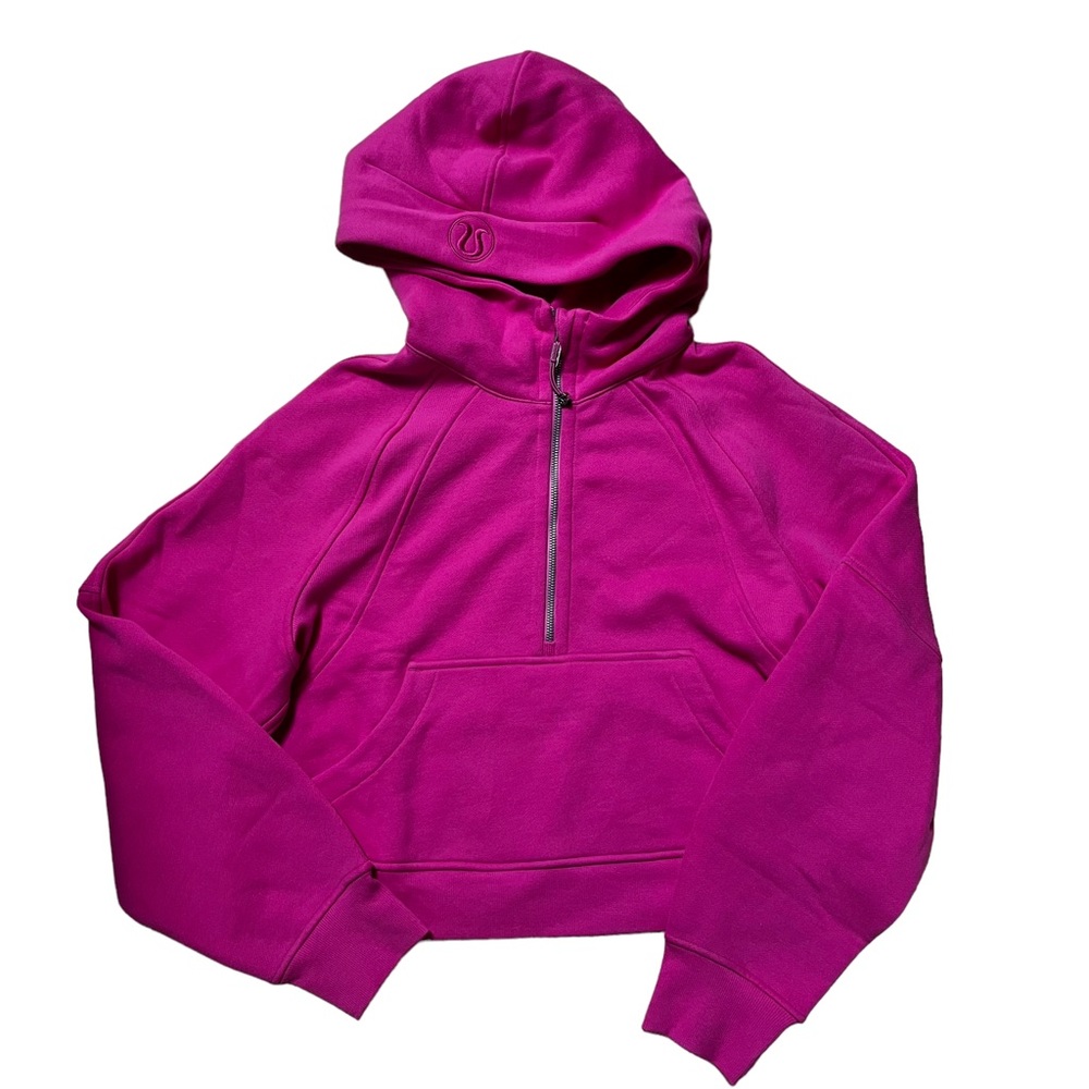 Lululemon Scuba Oversized Half Zip Hoodie Sonic Pink New with tags size m/l